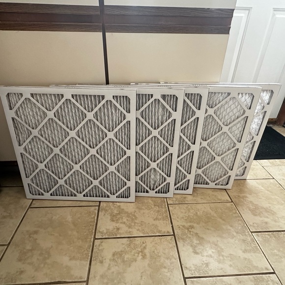 5 Count - AIRX WICKED CLEAN AIR. HEALTH 20x20x1 MERV 13 Pleated Air Filter - USA - Picture 1 of 3